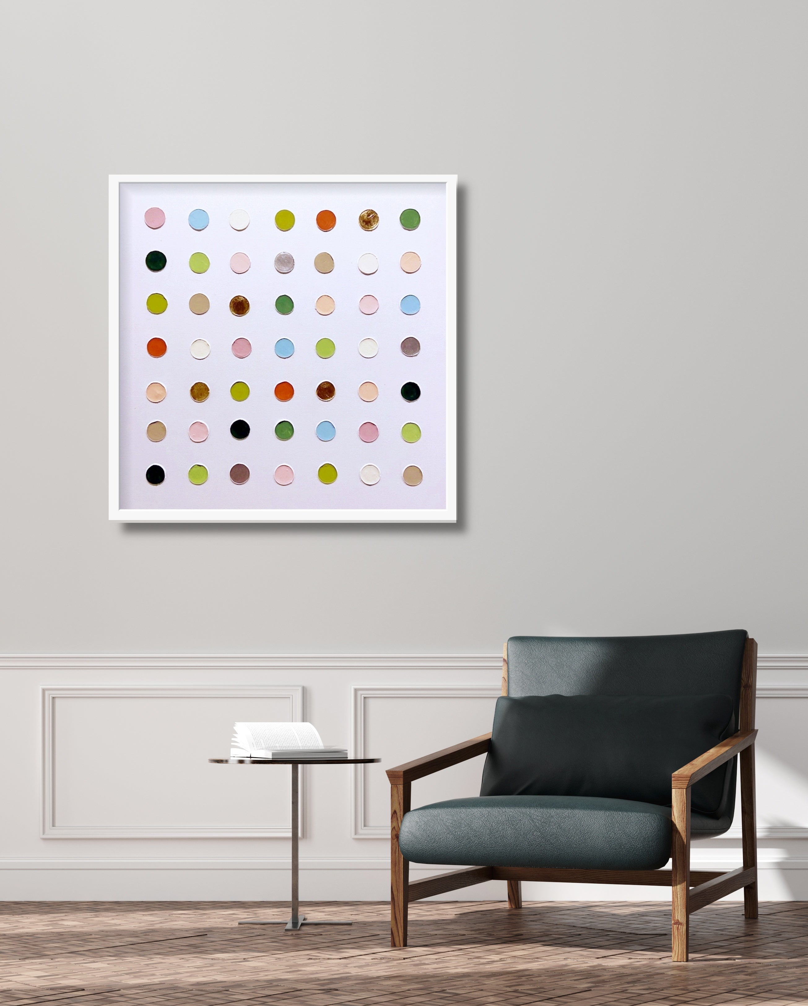 Dot in the white