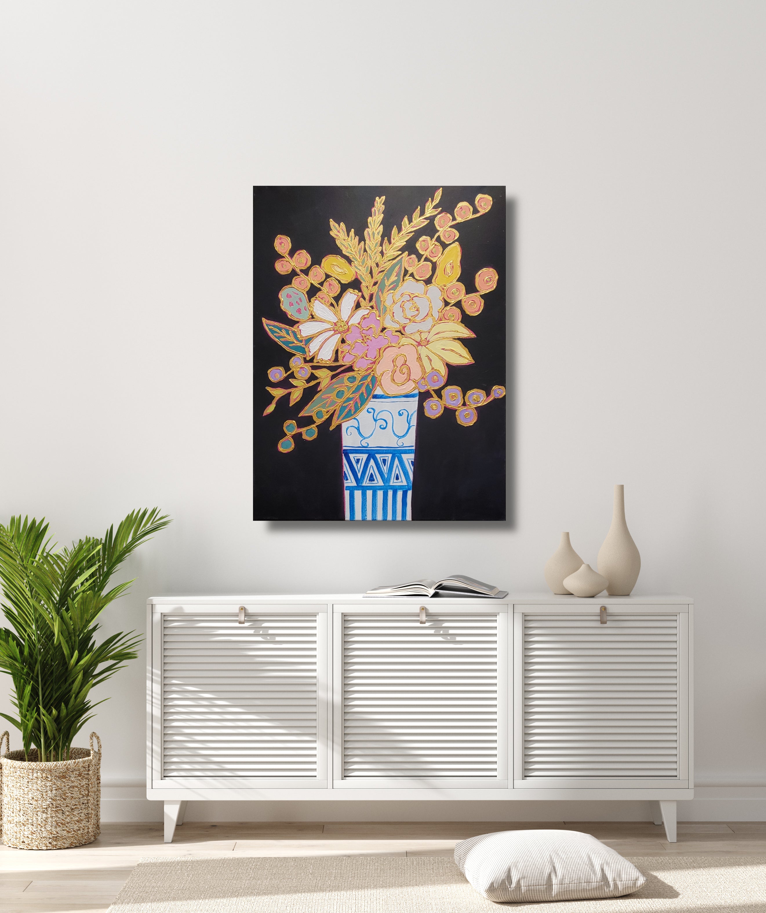 Vase of flowers