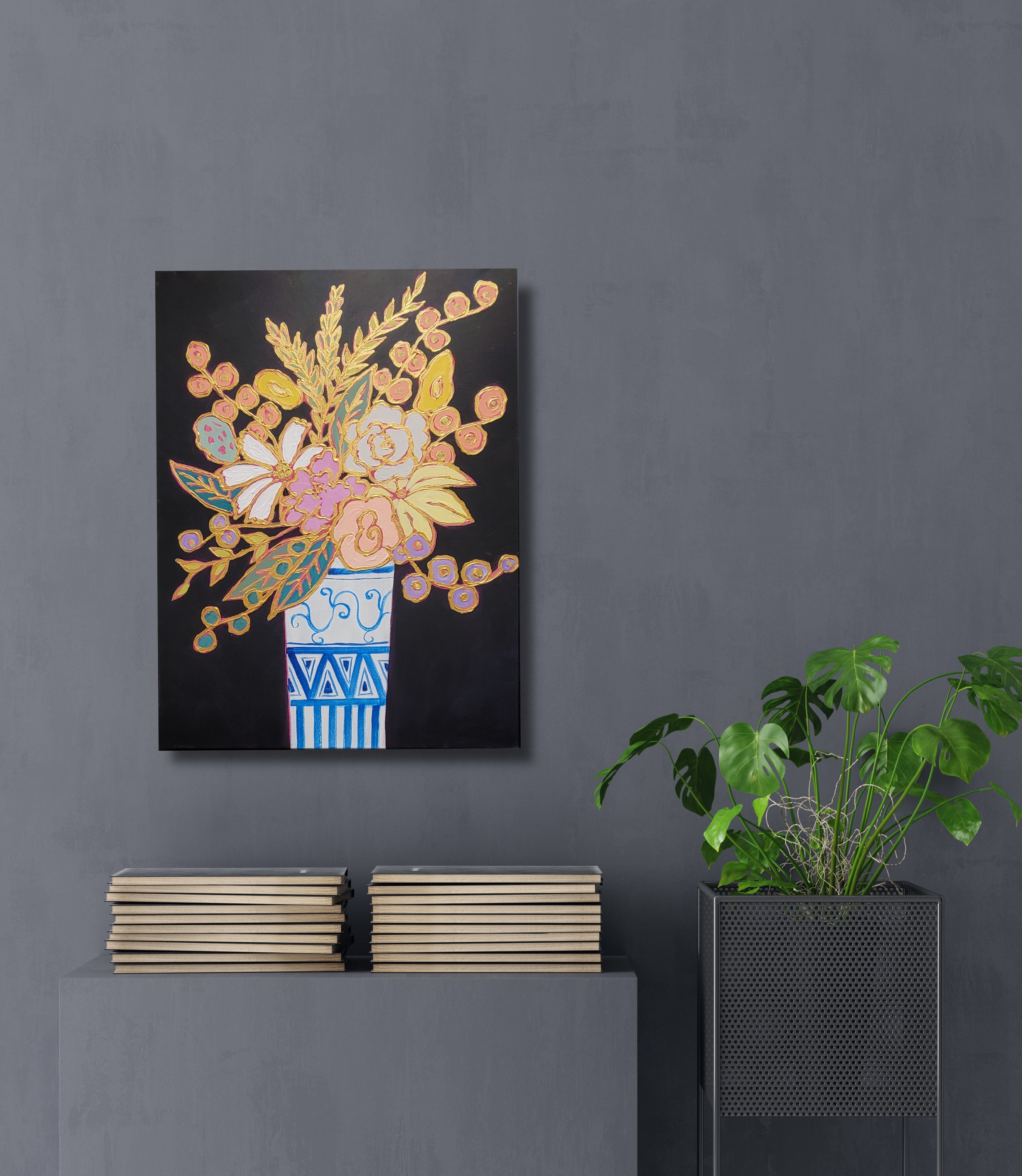 Vase of flowers