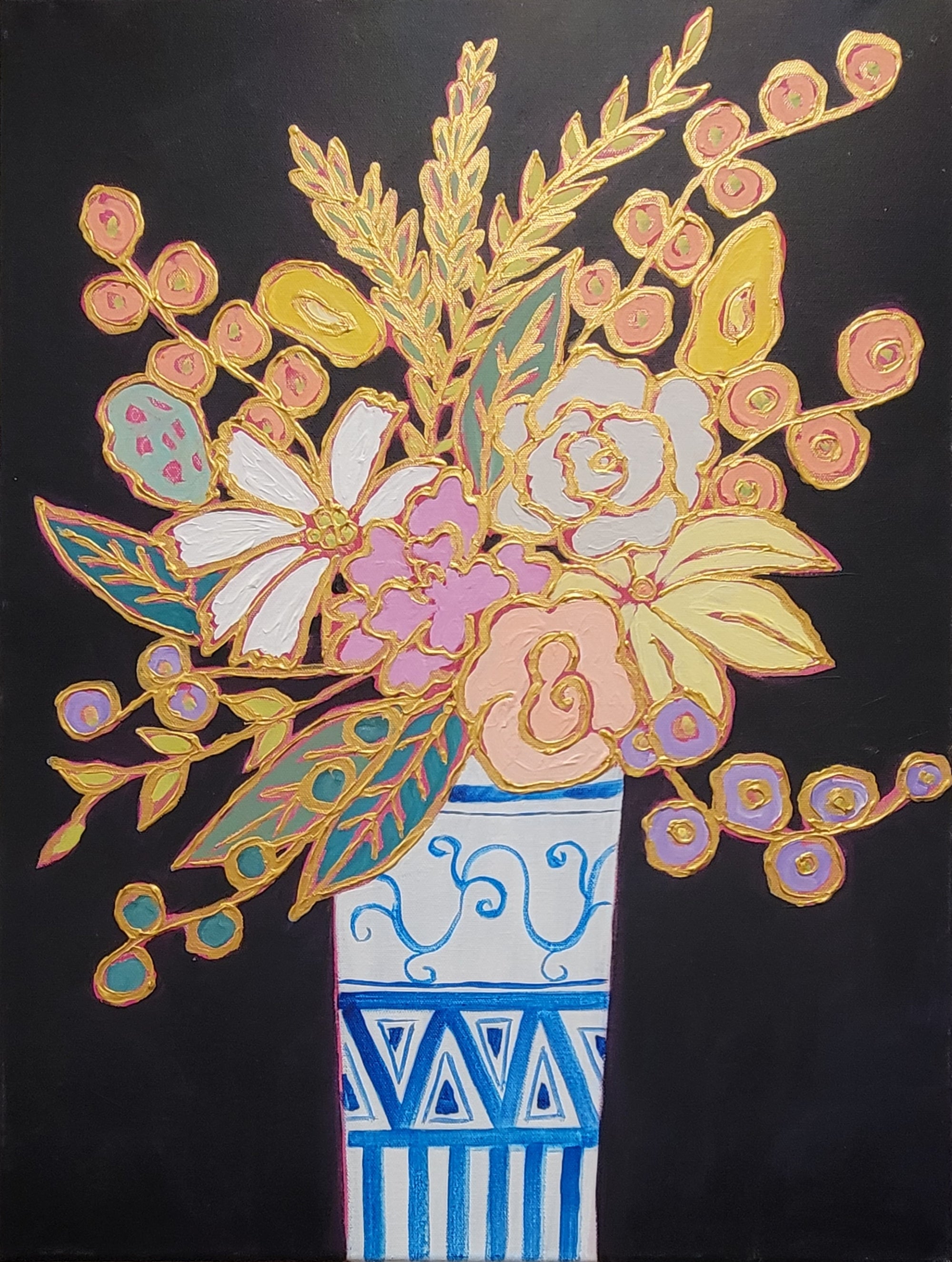 Vase of flowers